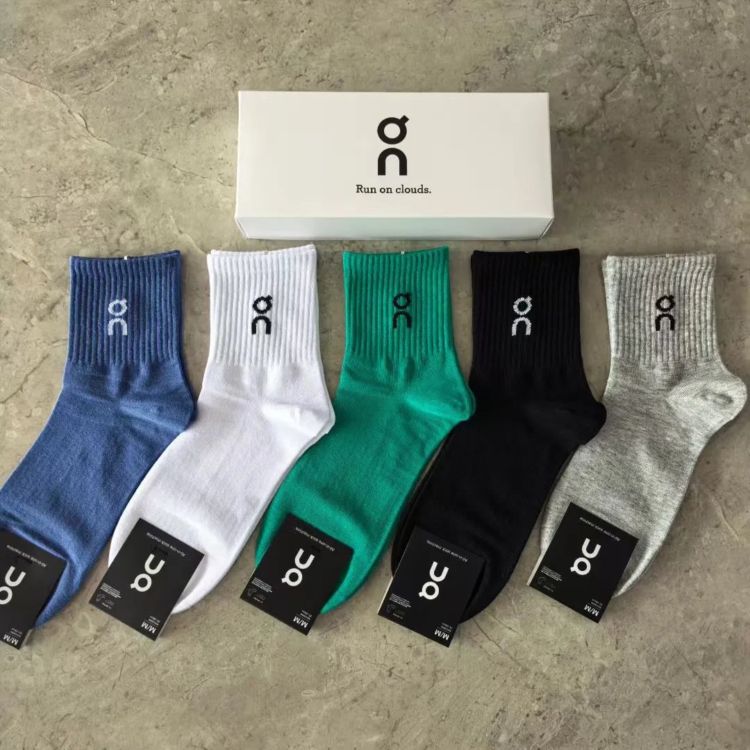On Socks Ribbed Crew — Men's color department 2(5 pairs) (recommendations 40-44)