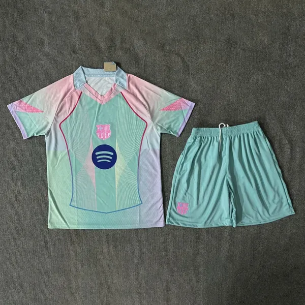 FC Barcelona x Spotify Third Kit 2024 Multicolor Jersey Set - 1