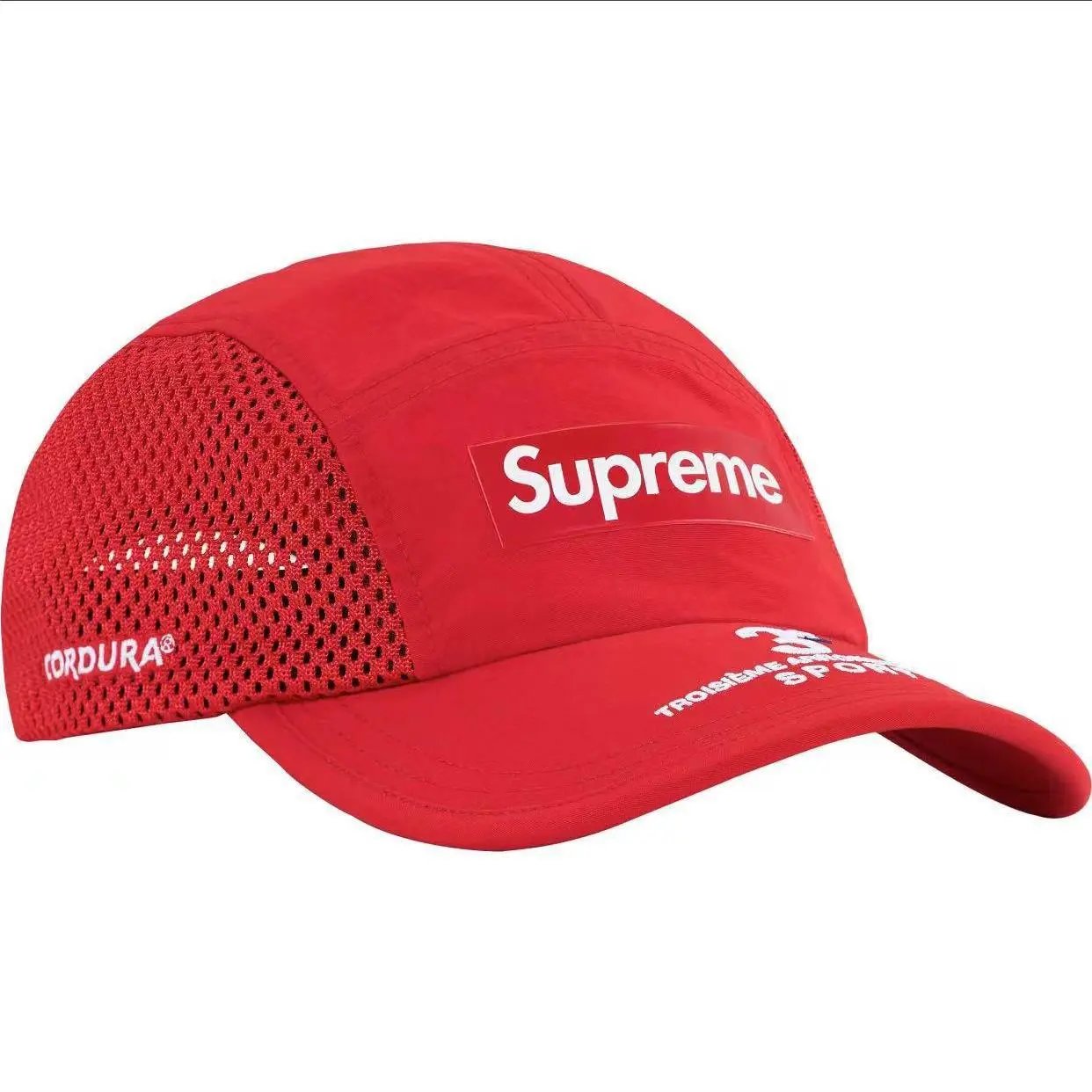 Supreme Hats Five-Panel Camp Cap — H027 Red