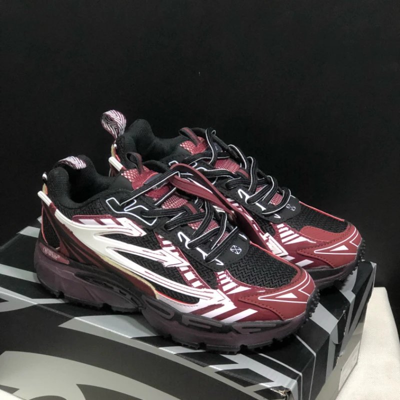 Unbranded Sneakers Chunky mesh low-top — Dark red