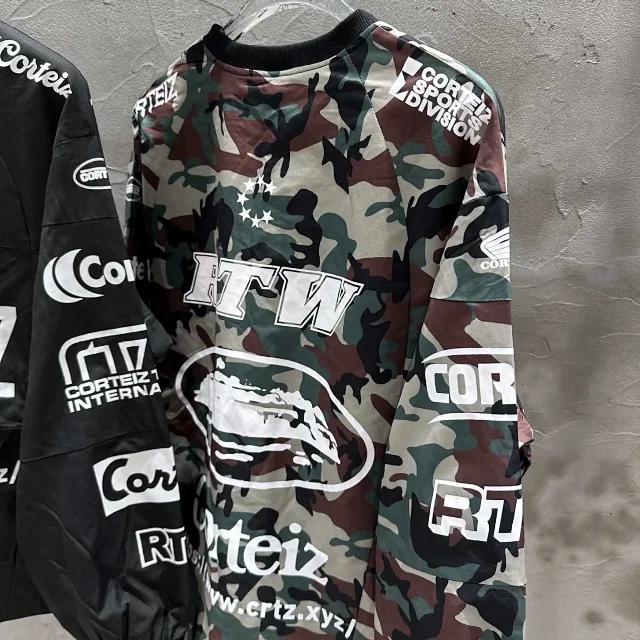 Corteiz Jackets RTW printed crewneck pullover jacket product detail image 3