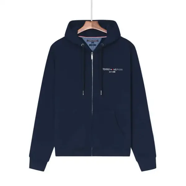 Tommy Hilfiger Classic Logo Hoodie Black - 9