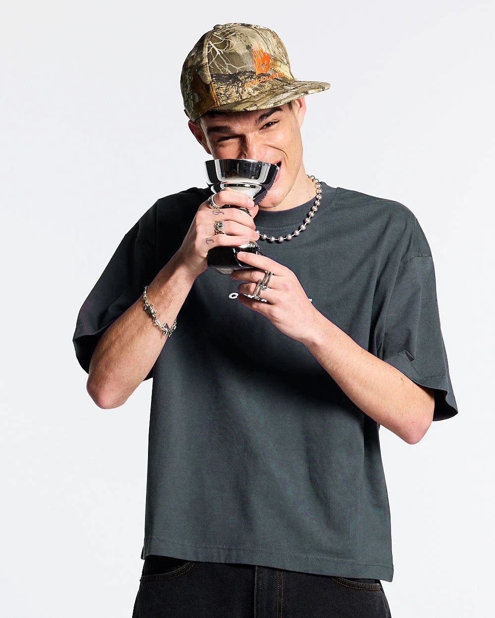 Cold Culture T-Shirts Oversized Logo Print image 8