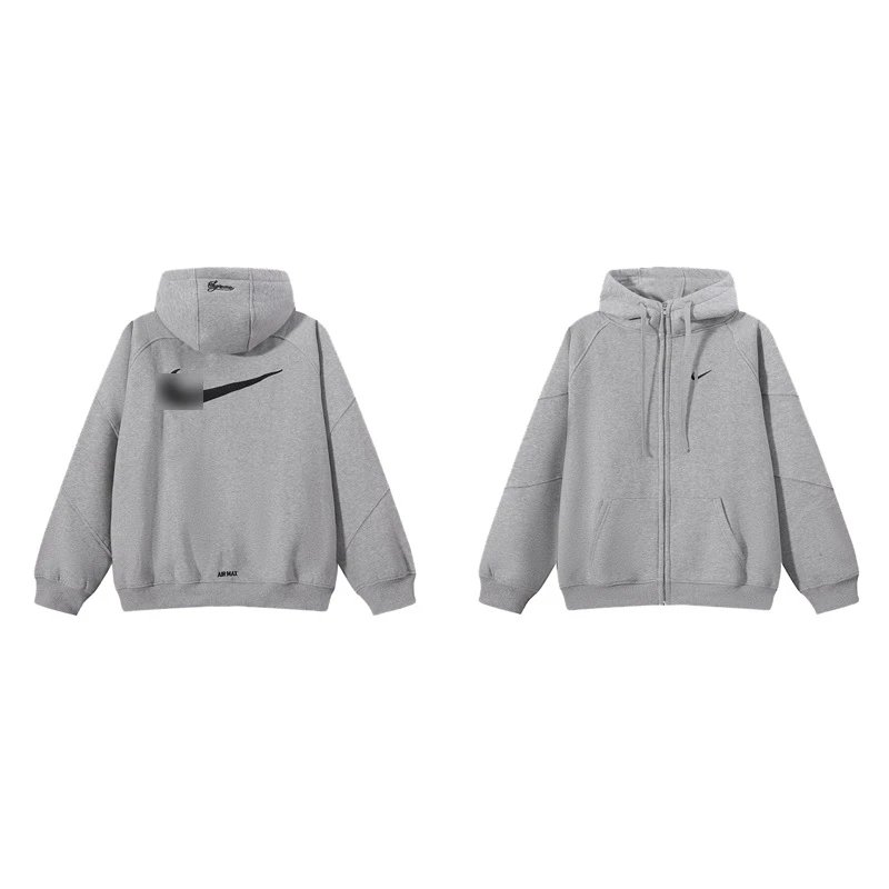 Supreme Jackets Ducati Racing Zip-Up Jacket — E2619 Gray Zippered Jacket