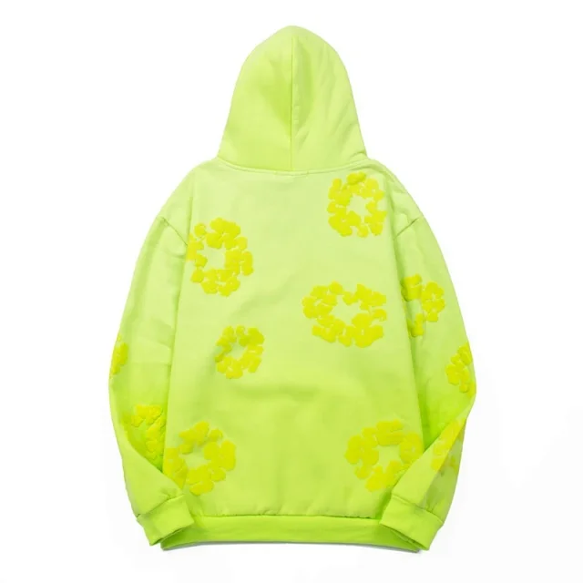 Unbranded Matching Sets Hoodie and jogger set with floral motifs product detail image 4