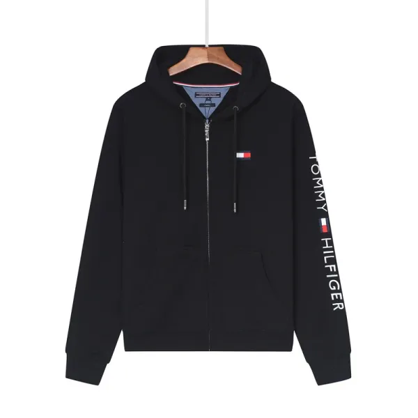 Tommy Hilfiger Classic Logo Hoodie Black - 6