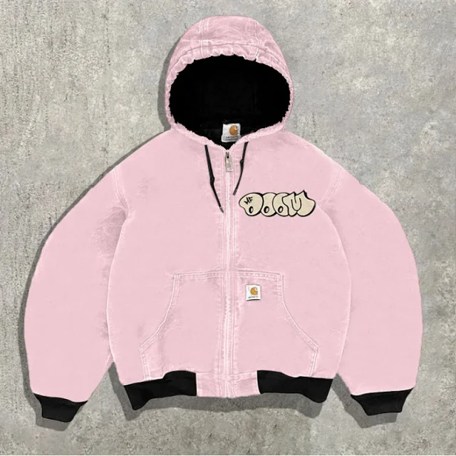 Carhartt Jackets Hooded zip-front jacket with graphic applique designs product detail image 11