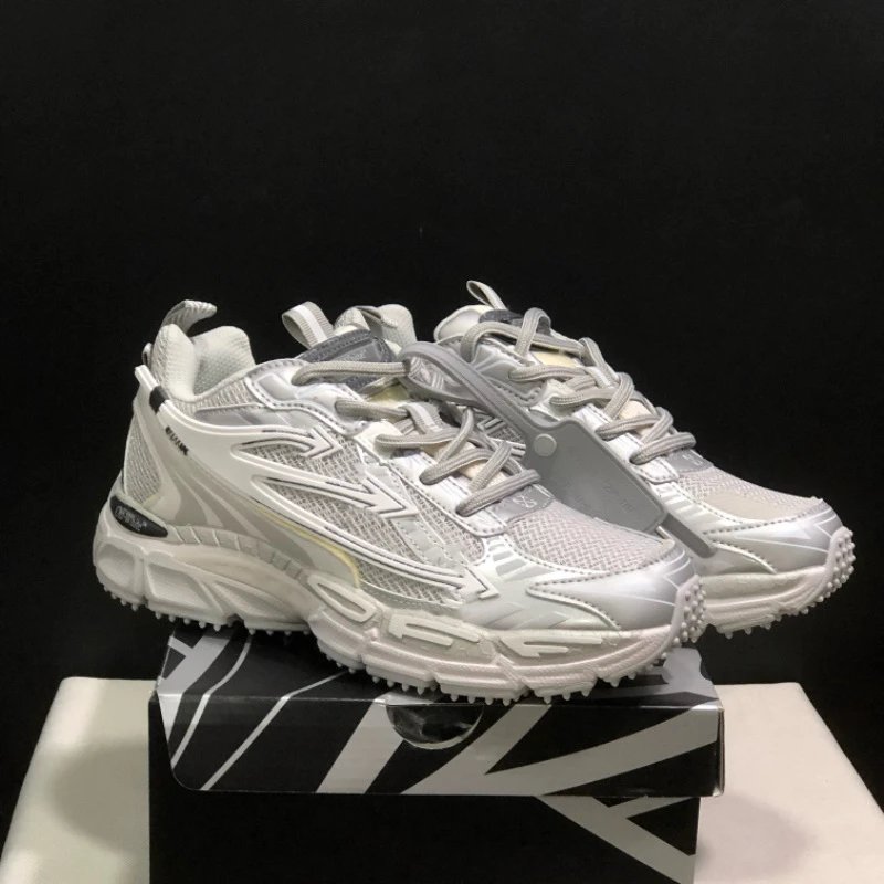 Unbranded Sneakers Chunky mesh low-top — Silver-white