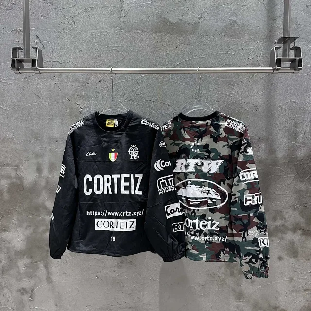 Corteiz Jackets RTW printed crewneck pullover jacket product detail image 2