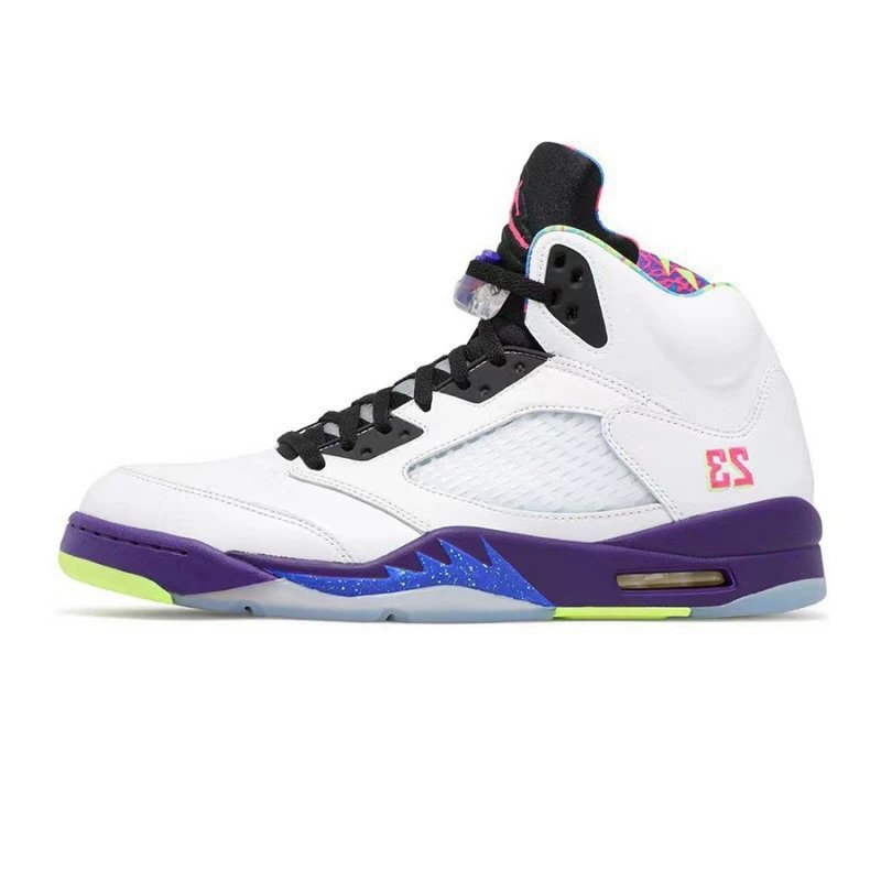 Unbranded Sneakers High-Top Mesh Panel with Shark-Tooth Midsole — Fresh Prince No. 2