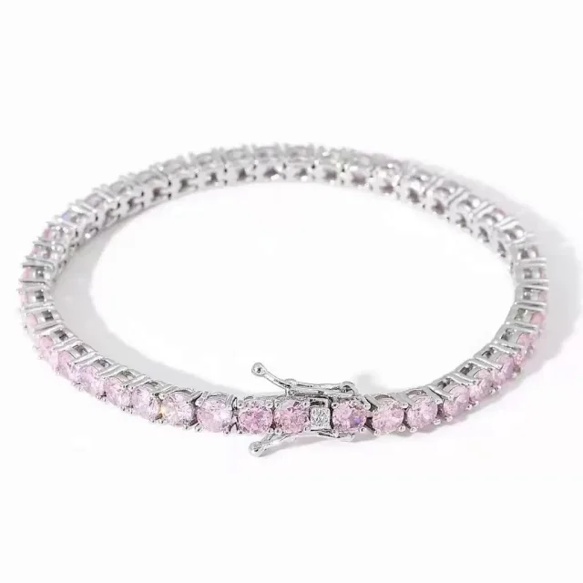 Unbranded Jewelry Round Crystal Tennis Bracelet product detail image 4