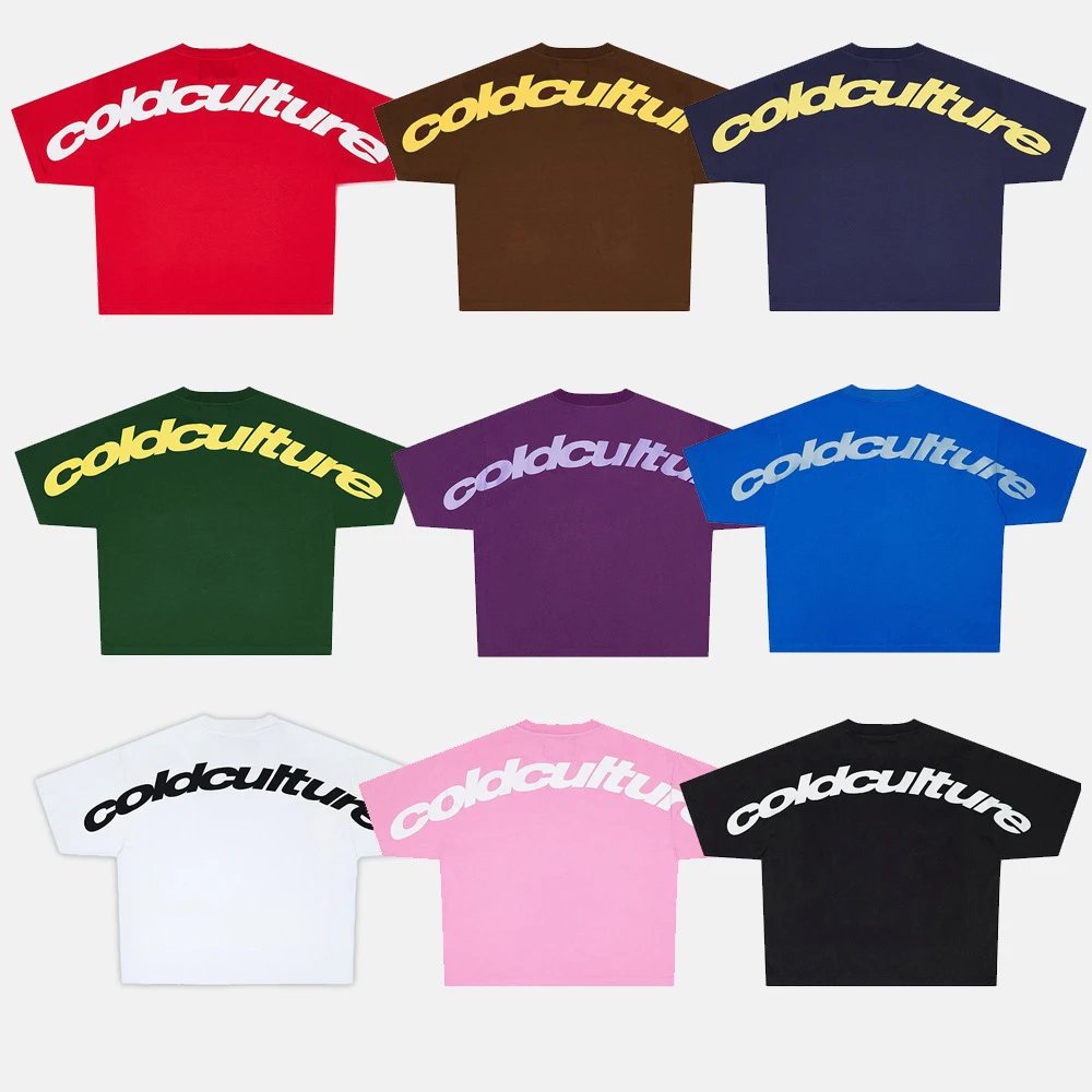 Cold Culture T-Shirts Oversized Logo Print image 1