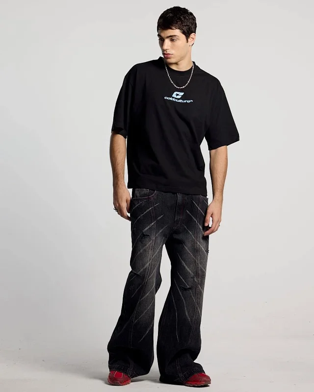 Cold Culture T-Shirts Oversized Logo Print product detail image 12