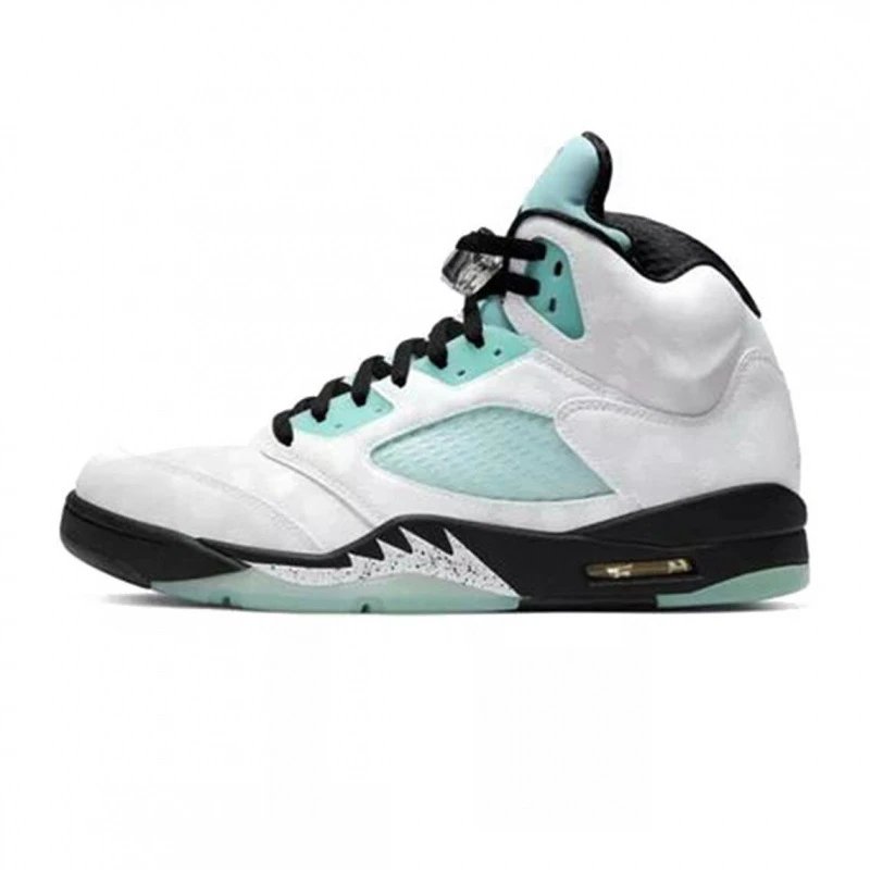 Unbranded Sneakers High-Top Mesh Panel with Shark-Tooth Midsole — No.11 Guo Ailun Mint Green