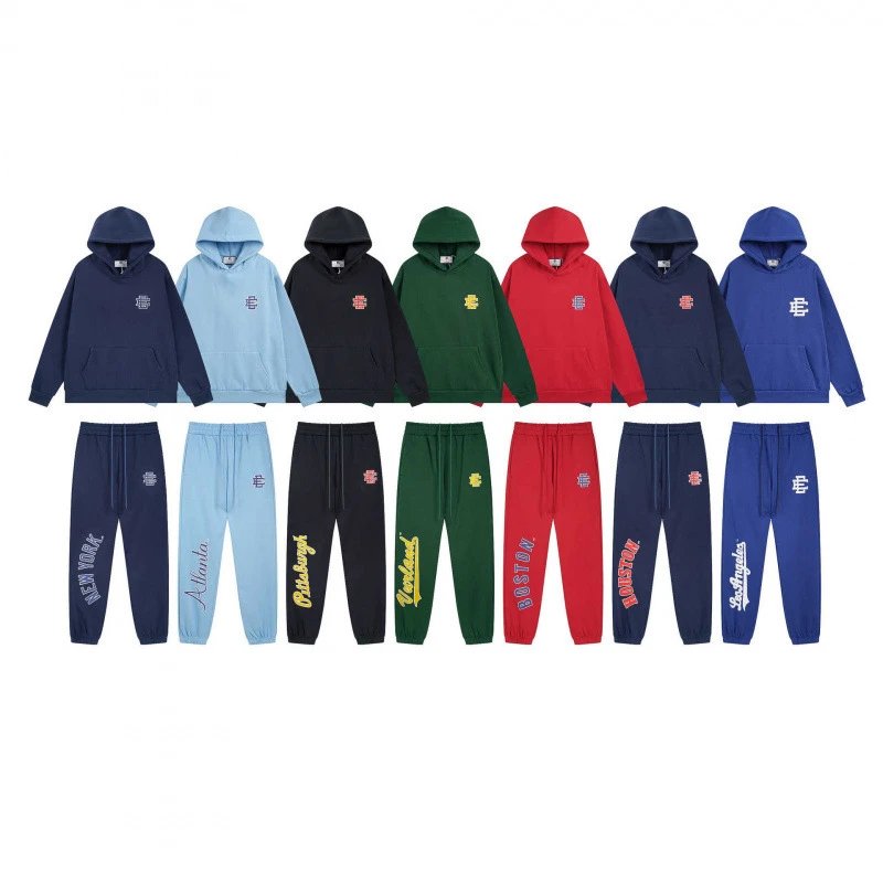 EA7 Multicolor Hoodie and Jogger Set