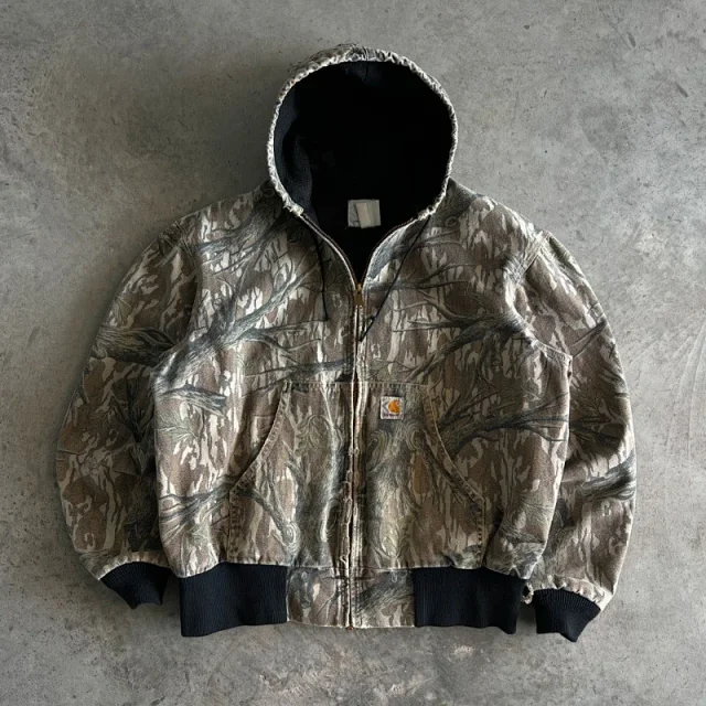 Carhartt Jackets Hooded zip-front jacket with graphic applique designs product detail image 4