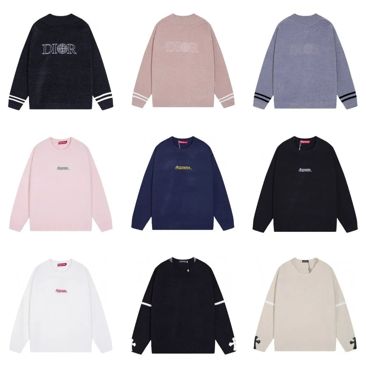 Supreme Knitwear Crewneck Logo Knit Sweater image 3