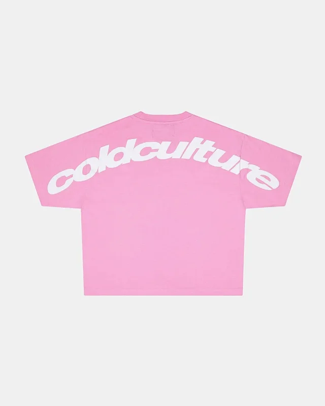 Cold Culture T-Shirts Oversized Logo Print product detail image 6