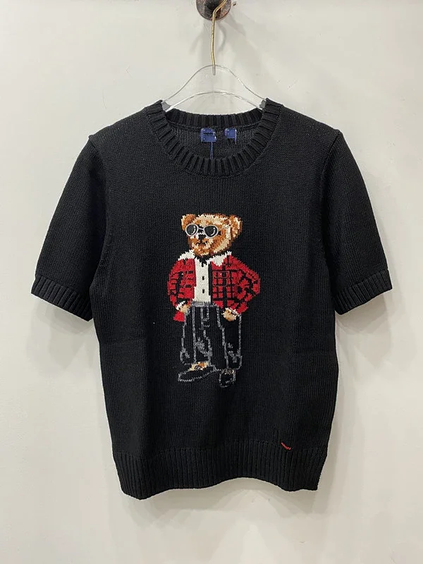Polo Ralph Lauren Knitwear Crewneck knit sweater with bear or flag motif product detail image 37