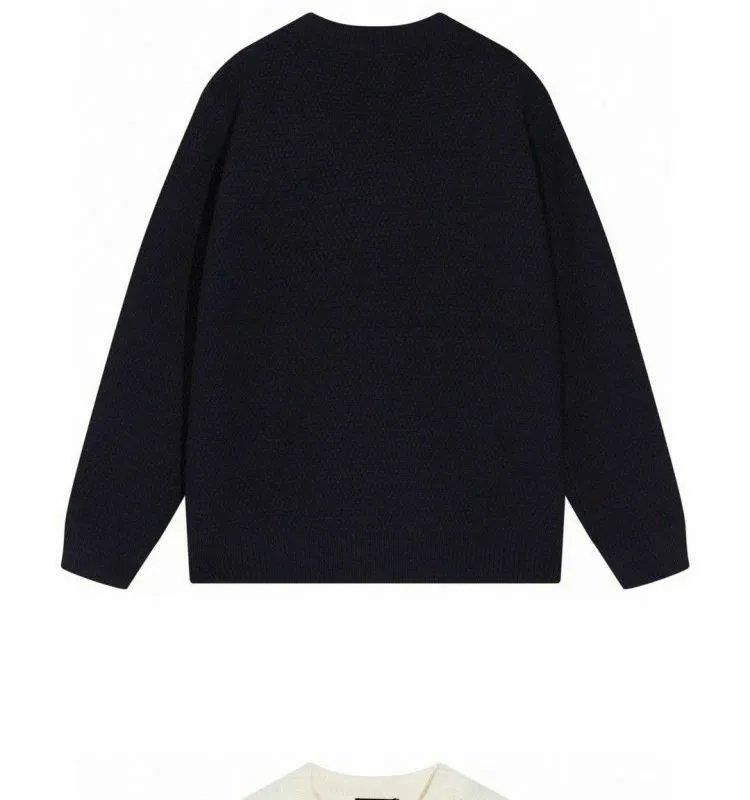 Amiri 3D Logo Knit Sweater White Red - 11