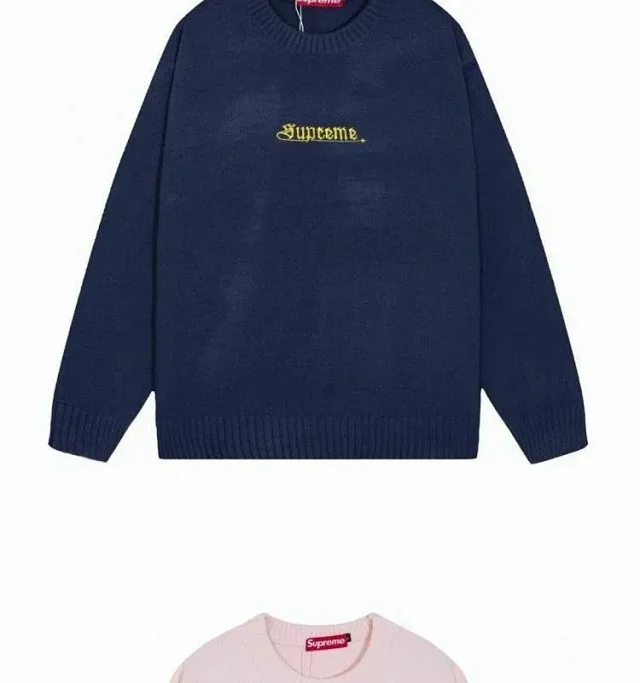 Supreme Knitwear Crewneck Logo Knit Sweater product detail image 41
