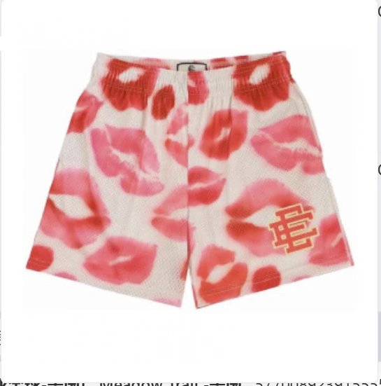 Eric Emanuel Shorts EE monogram mesh basketball — ODK-ZCD14