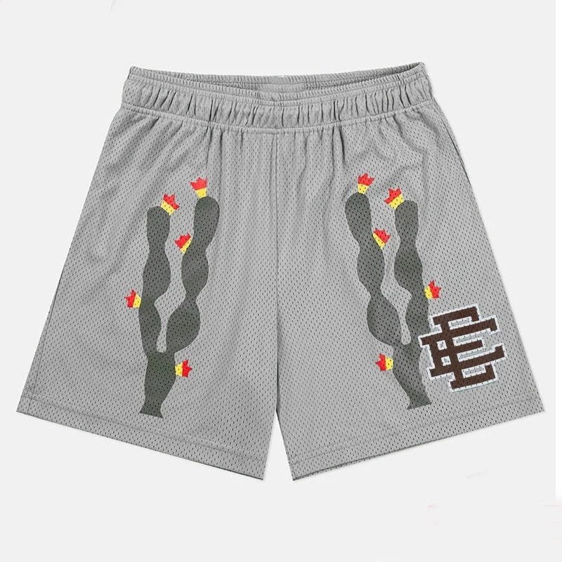 Eric Emanuel Shorts EE monogram mesh basketball — ODK-GTSRWU02
