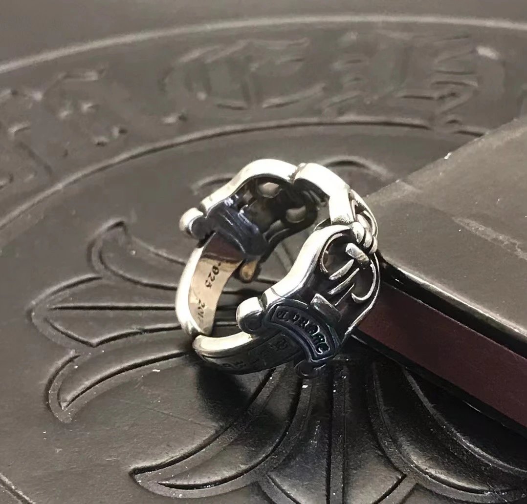 Chrome Hearts Jewelry Gothic Engraved Rings — CJ042