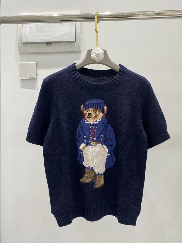 Short-Sleeve Royal Blue Bear