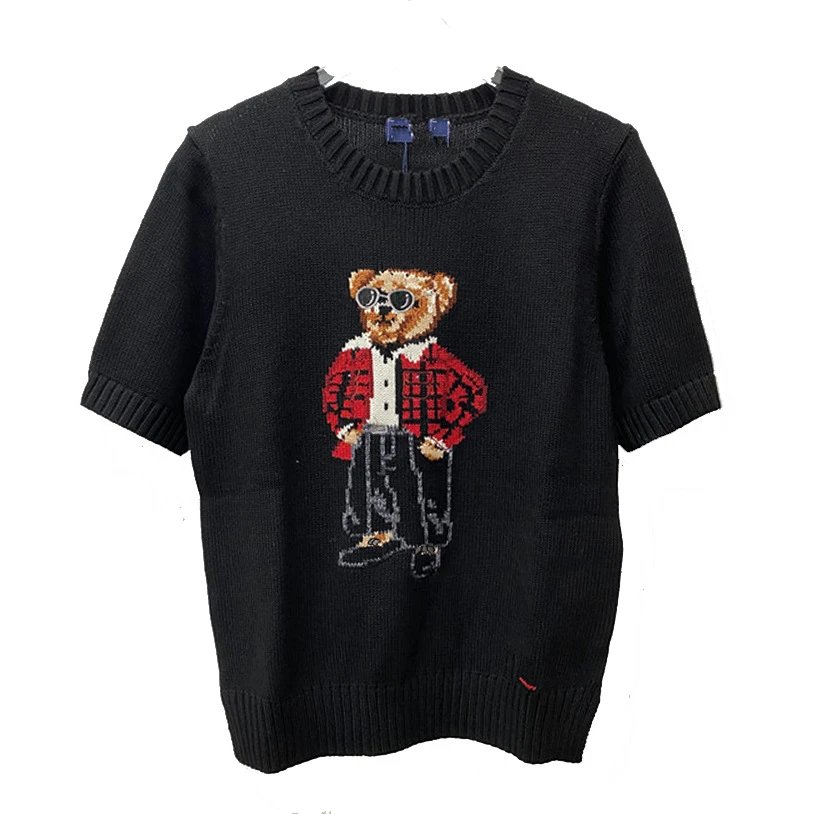 Short-Sleeve Bear with Glasses
