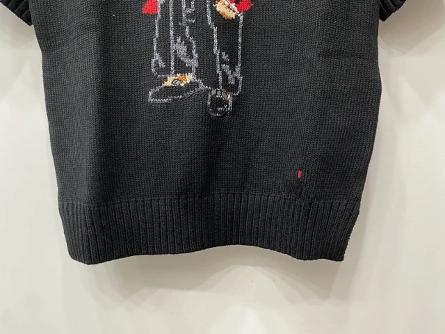 Polo Ralph Lauren Knitwear Crewneck knit sweater with bear or flag motif product detail image 38