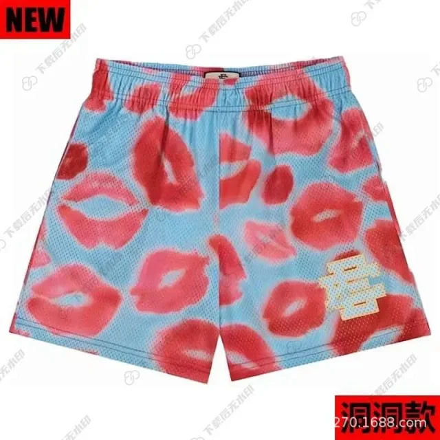 Eric Emanuel Shorts EE monogram mesh basketball product detail image 15