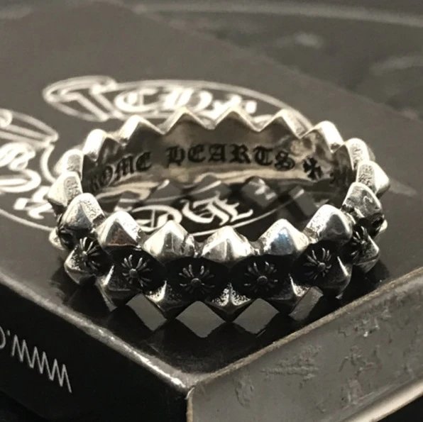 Chrome Hearts Jewelry Gothic Engraved Rings — CJ069