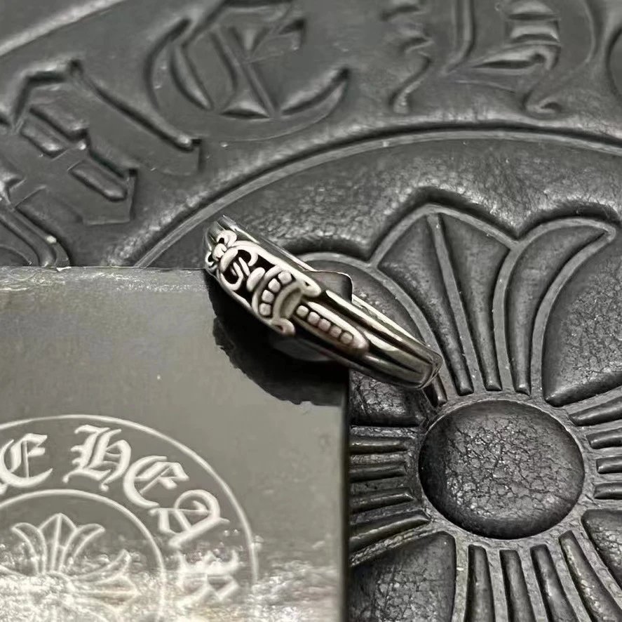 Chrome Hearts Jewelry Gothic Engraved Rings — CJ014