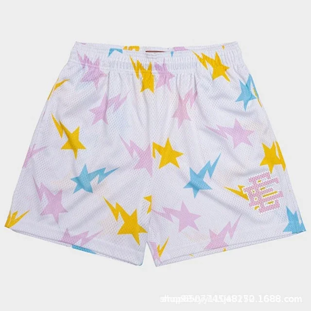 Eric Emanuel Shorts EE monogram mesh basketball product detail image 17