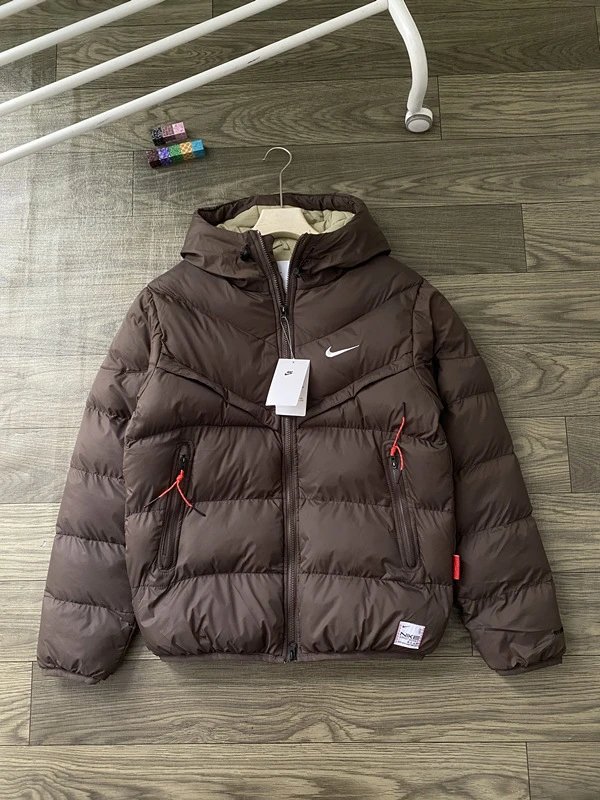 Fendi FF Logo Print Down Jacket Black - 5