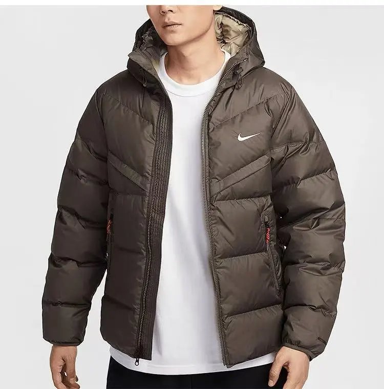 Fendi FF Logo Print Down Jacket Black - 9