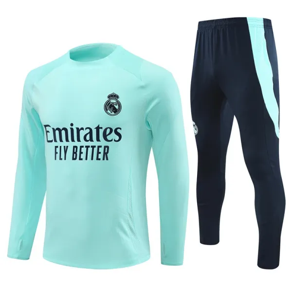 Real Madrid Training Set Mint Green and Navy Activewear - 1
