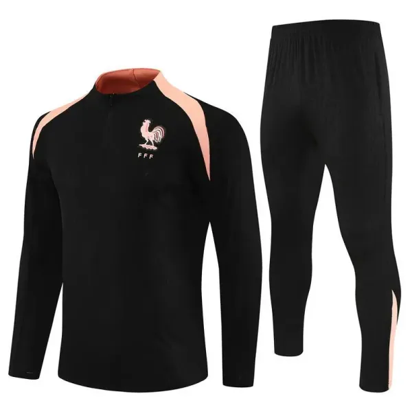 Design FFF Rooster Training Set Black with Peach Accents Tracksuit - 1