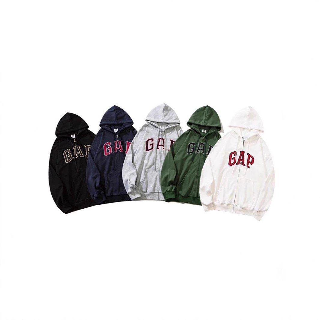 GAP Black Zip-Up Hoo