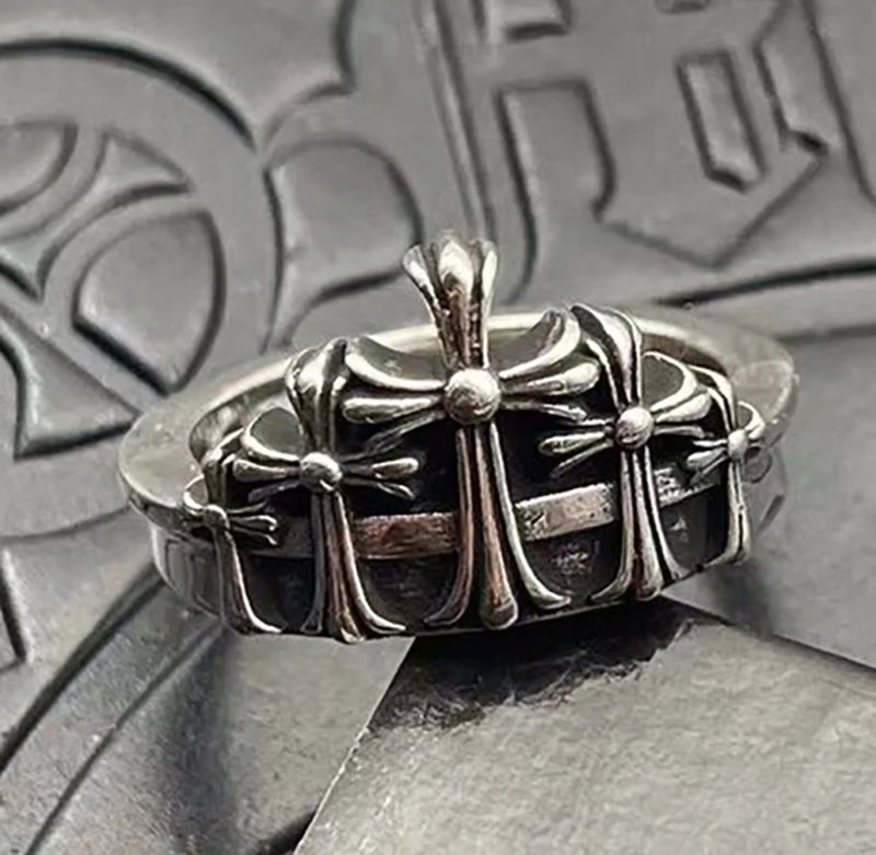 Chrome Hearts Jewelry Gothic Engraved Rings — CJ043