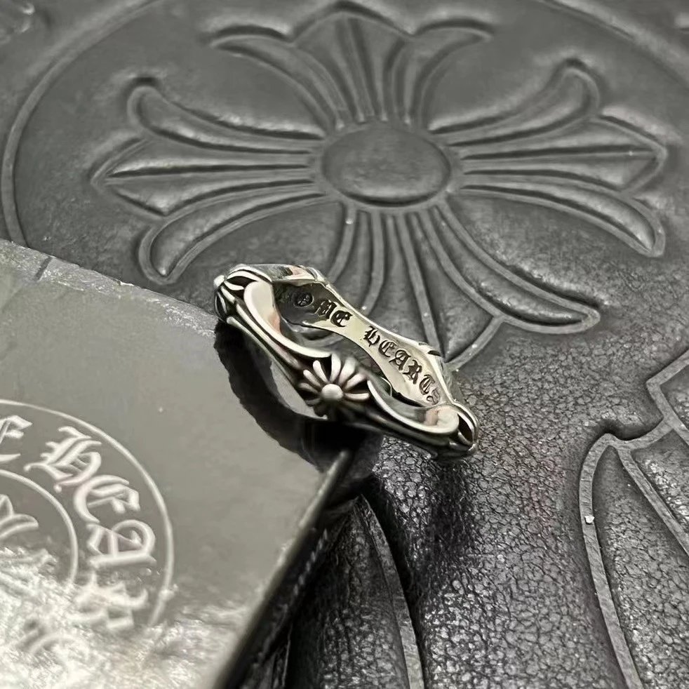 Chrome Hearts Jewelry Gothic Engraved Rings — CJ044