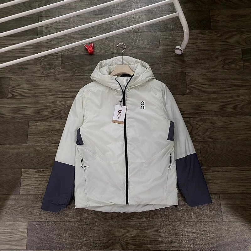 On Jackets Hooded colour-block zip jacket image 6