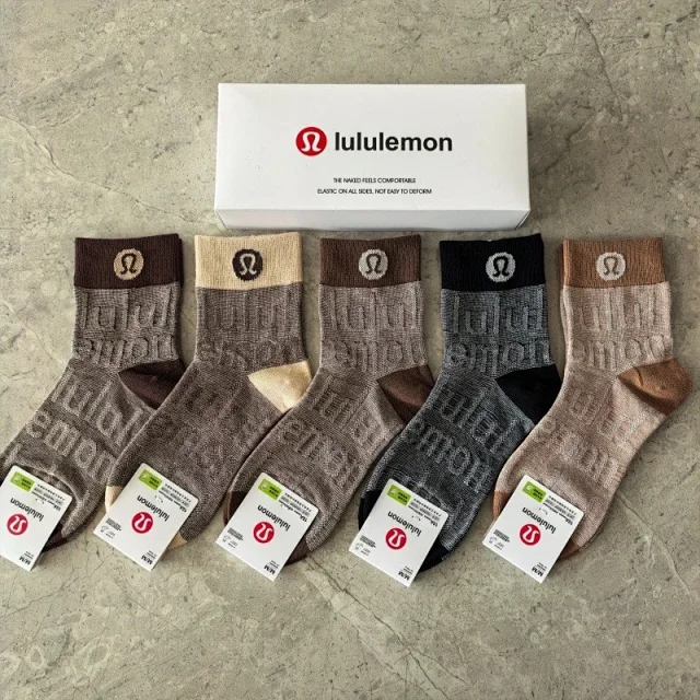 lululemon Socks Logo Crew Multipack product detail image 11