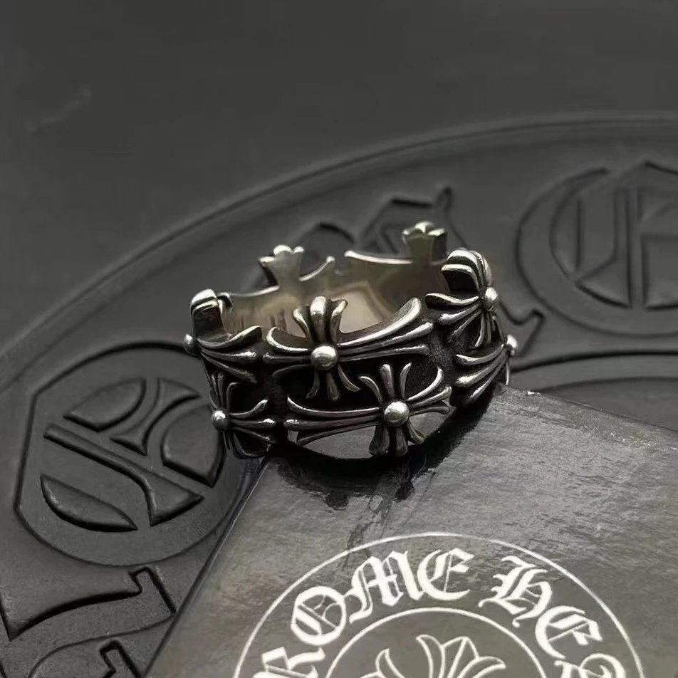 Chrome Hearts Jewelry Gothic Engraved Rings — CJ066