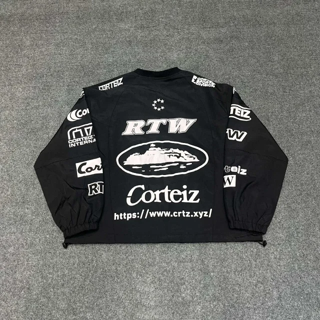 Corteiz Jackets RTW printed crewneck pullover jacket product detail image 7