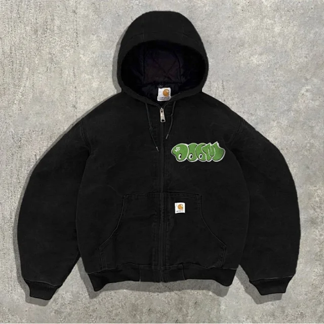 Carhartt Jackets Hooded zip-front jacket with graphic applique designs product detail image 7