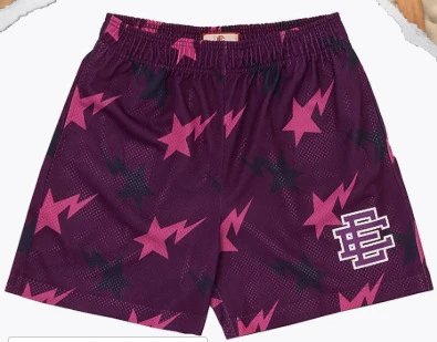 Eric Emanuel Shorts EE monogram mesh basketball — DK-126675