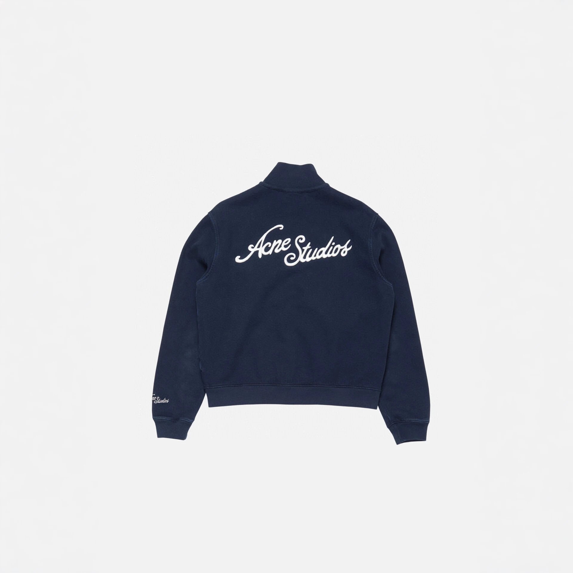 Acne Studios Navy Half-Zip Jacket