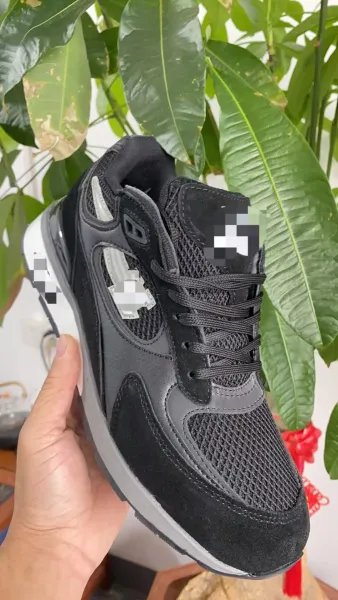 Design Chunky Mesh Sneakers Black / Gray - 1